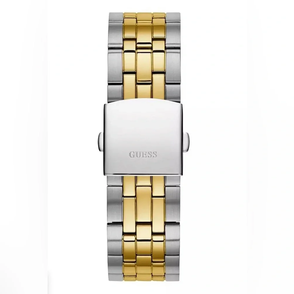 Guess Apollo Watch -‎ Men's Watches in Silver Gold - Buckle STYLE GW0063G1 NWOT